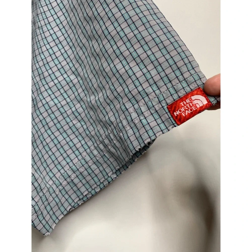 The North Face Men Size L Multicolor Short Sleeve Full Button Shirt